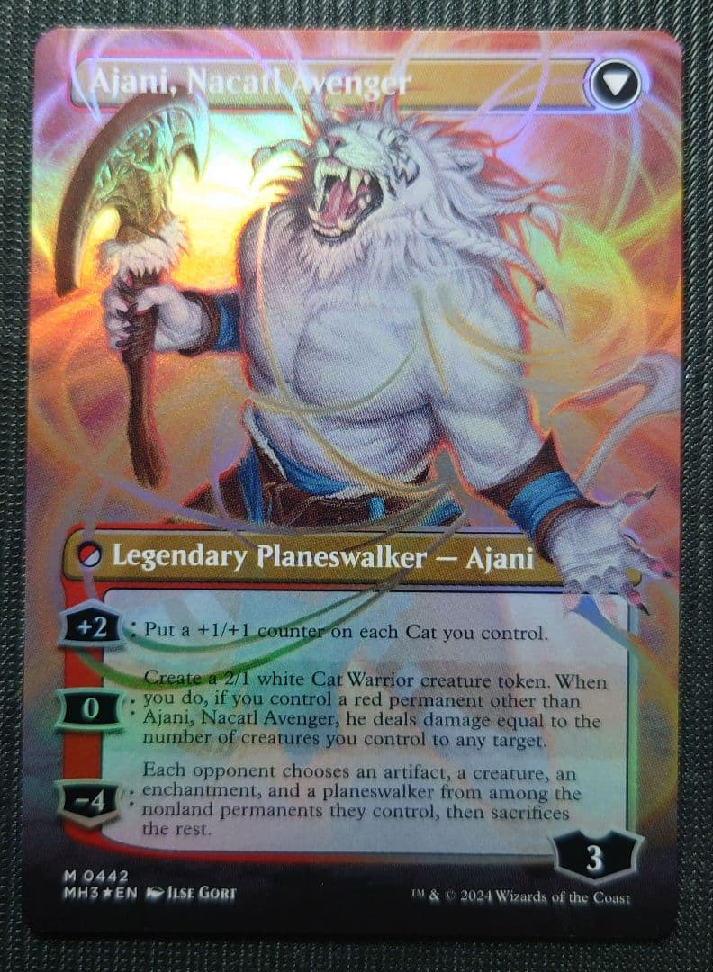 mtg 拡張アート FOIL ナカティルの最下層民アジャニ  英語版 mh3