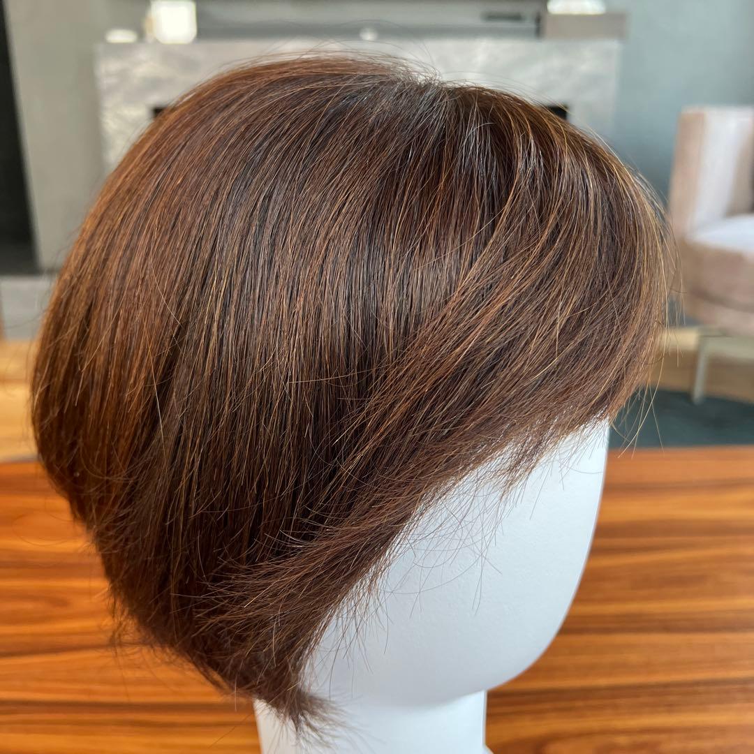 mi ワンステップ　ウィッグ　医療用人毛100% Sサイズ