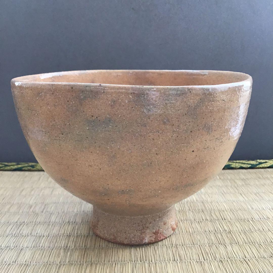 茶道具　御本呉器茶碗　古曽部焼　窯元寒川義崇作　栞共箱　本人から購入S159CW