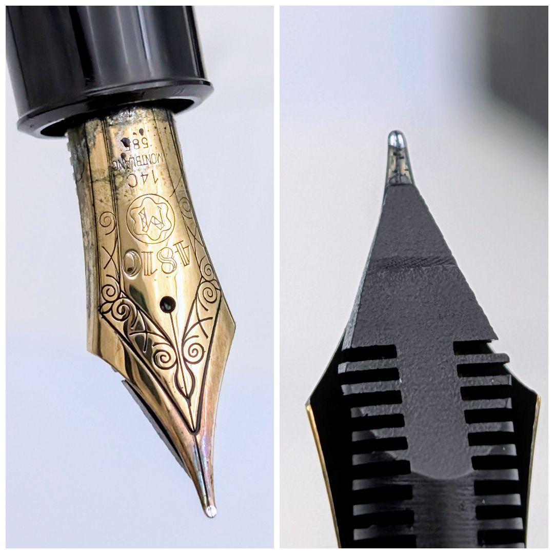 モンブラン 万年筆 マイスターシュティック 149 ペン先全金 18C 585