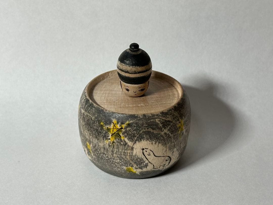 阿部木の実　えじこ　こけし