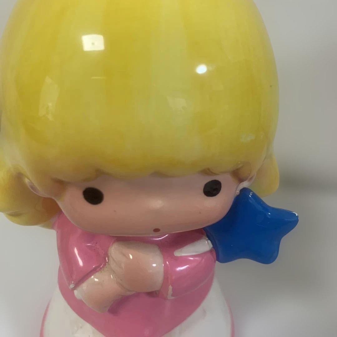 サンリオ　キキララのLalaの貯金箱　陶器　レア