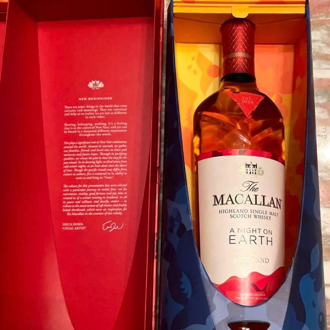 るんるん【新品未開封】ザ・マッカラン ア・ナイト・オン・アース イン スコ