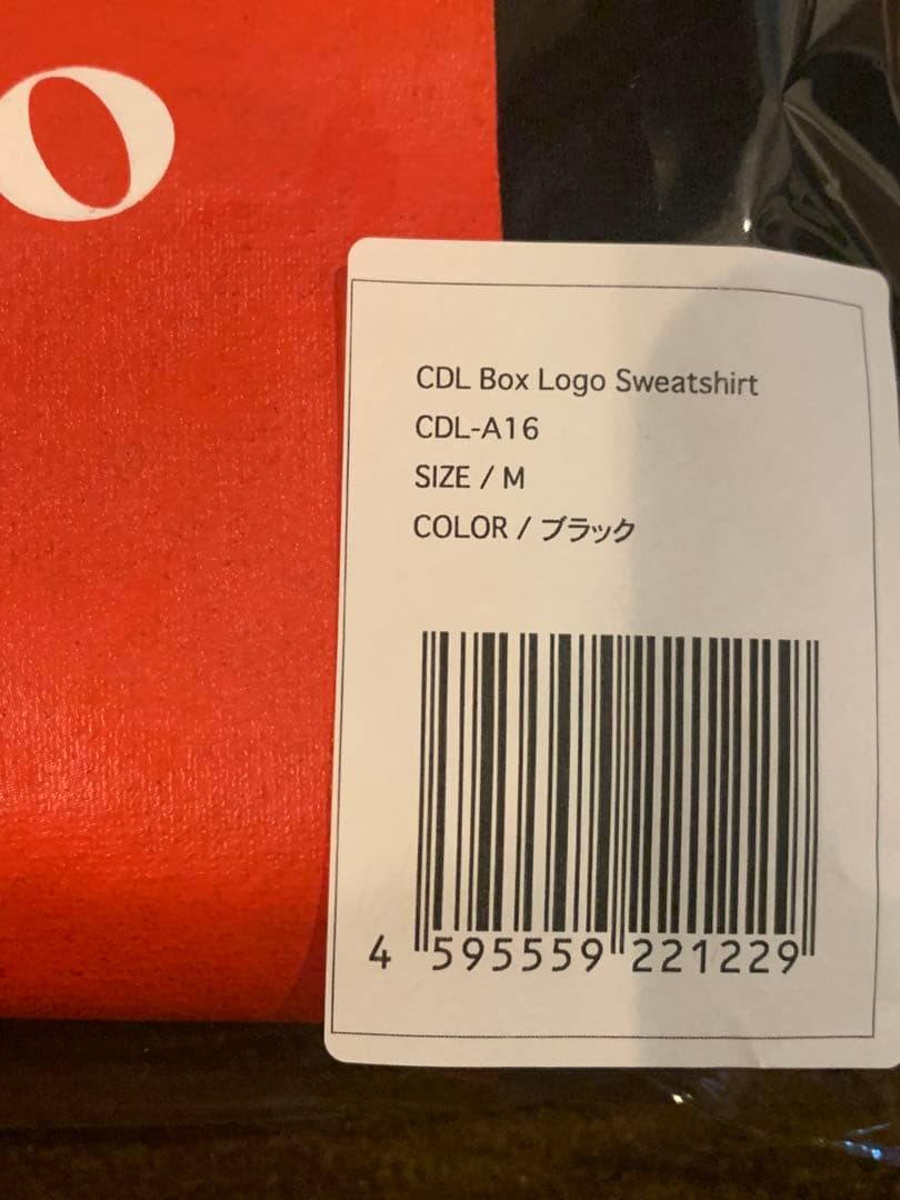 新品　CDL Box Logo Sweatshirt Black トレーナー