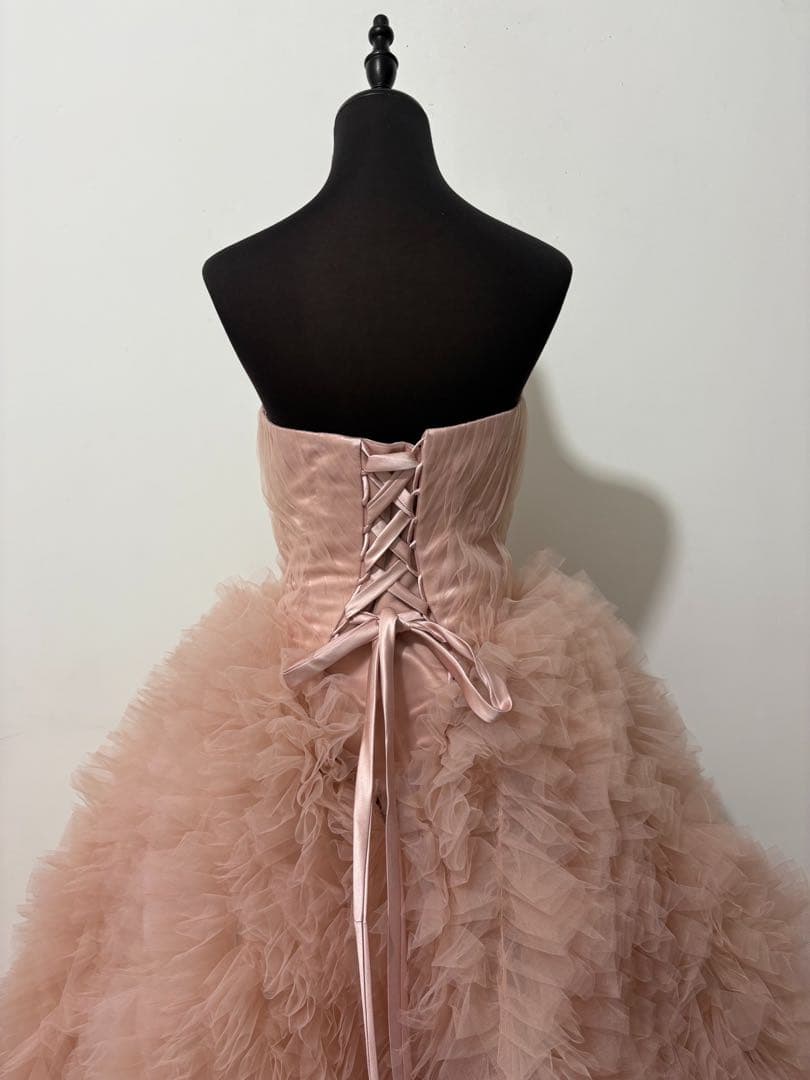 カラードレス　ピンク　dress production