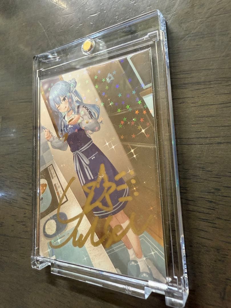 ホロライブ星街すいせい<星街家のカレー>直筆サインカード