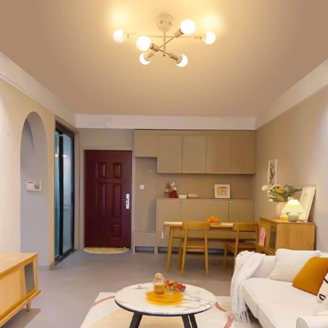 シャンデリア シーリングライト 6灯 E26 ペンダントライト 北欧 おしゃれ