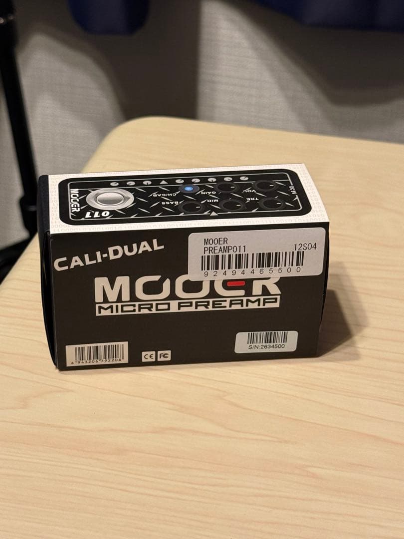 MOOER マイクロプリアンプ011