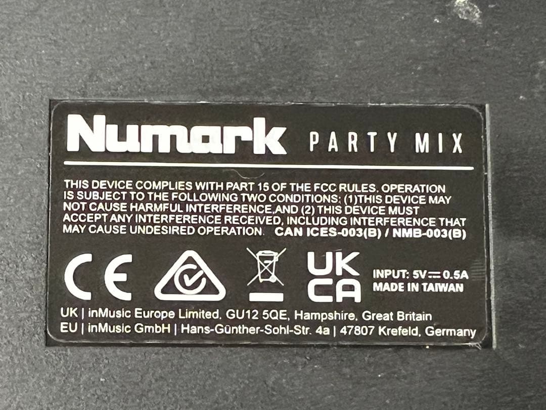 ア*画様 Numark Party Mix DJコントローラー
