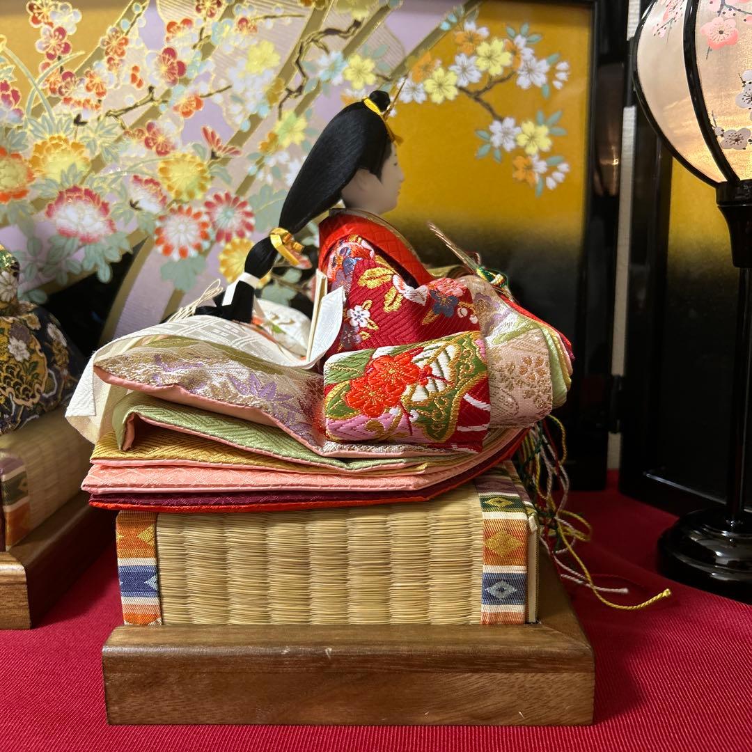 京雛 『平安水宝作 極上本頭本仕立十二単衣』 雛師 平安水宝作