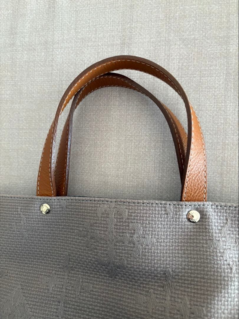 March【美品】ラシット 刺し子ジャガード 2WAYショルダーバッグ