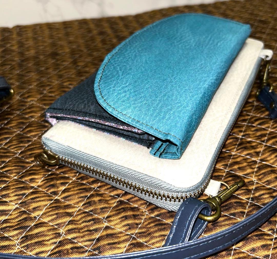 えっこ様☆フラップ付きお財布ショルダー(スマホも入るよ)＆目隠しカーテン5枚★¨̮