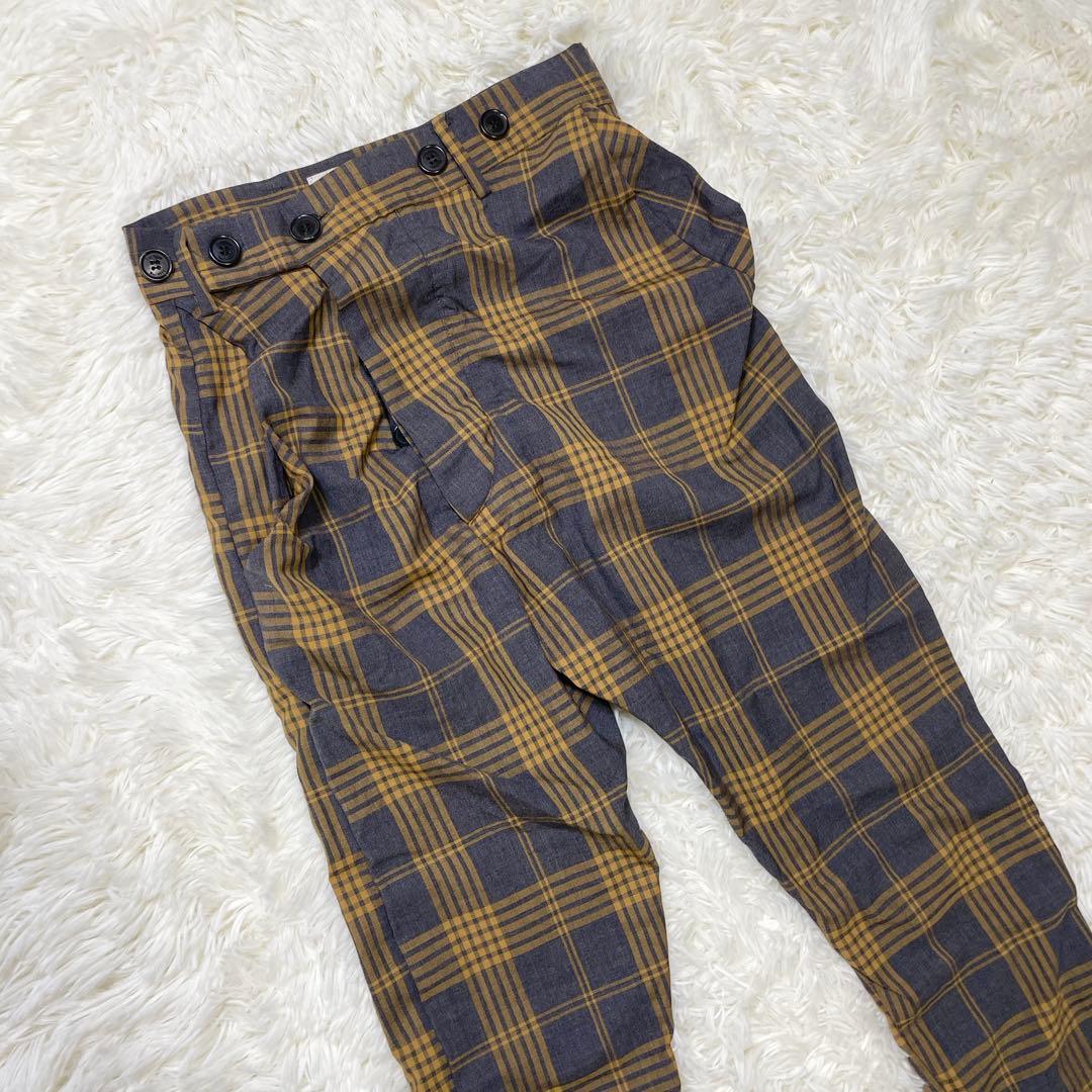 ヴィヴィアンウエストウッド変形パンツ　チェック　alcoholic トラウザーズ