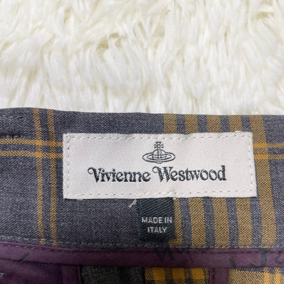 ヴィヴィアンウエストウッド変形パンツ　チェック　alcoholic トラウザーズ