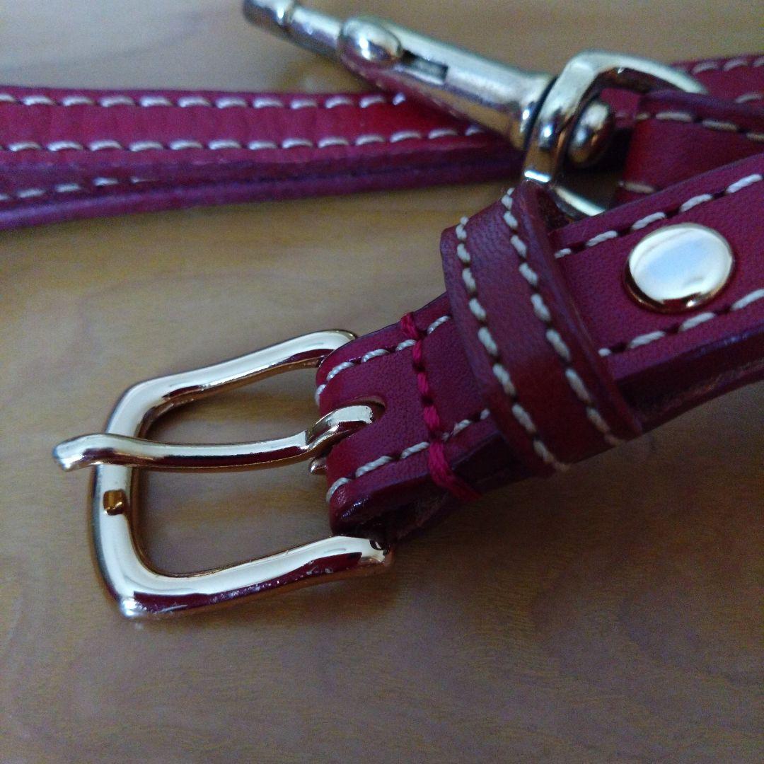 本革首輪＋本革リード 　 　　首輪36〜43cm 　　 　　新品♦二万円で購入♦