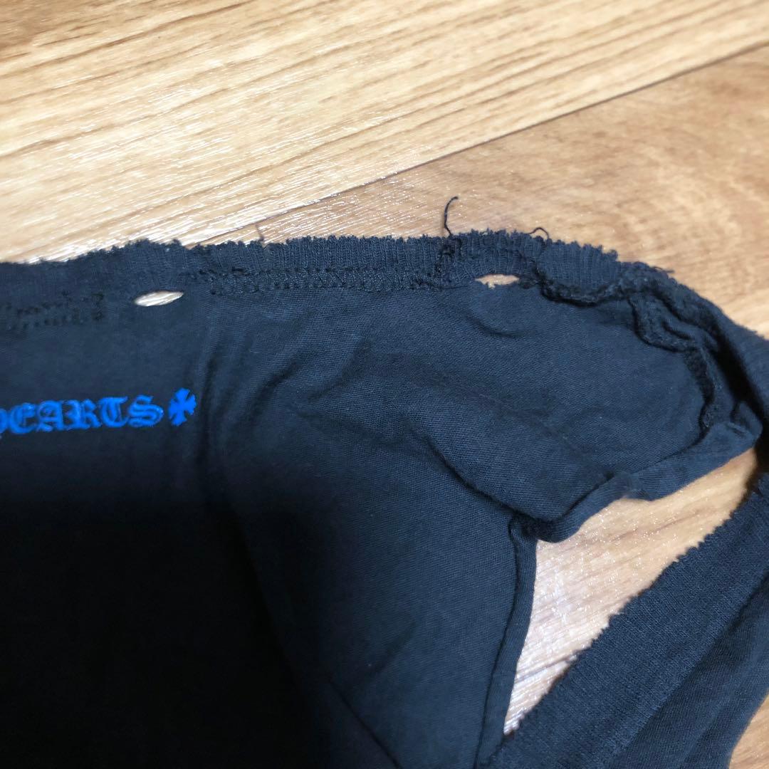 CHROME HEARTS ブーツベルトプリントブラック タンクトップ　Sサイズ