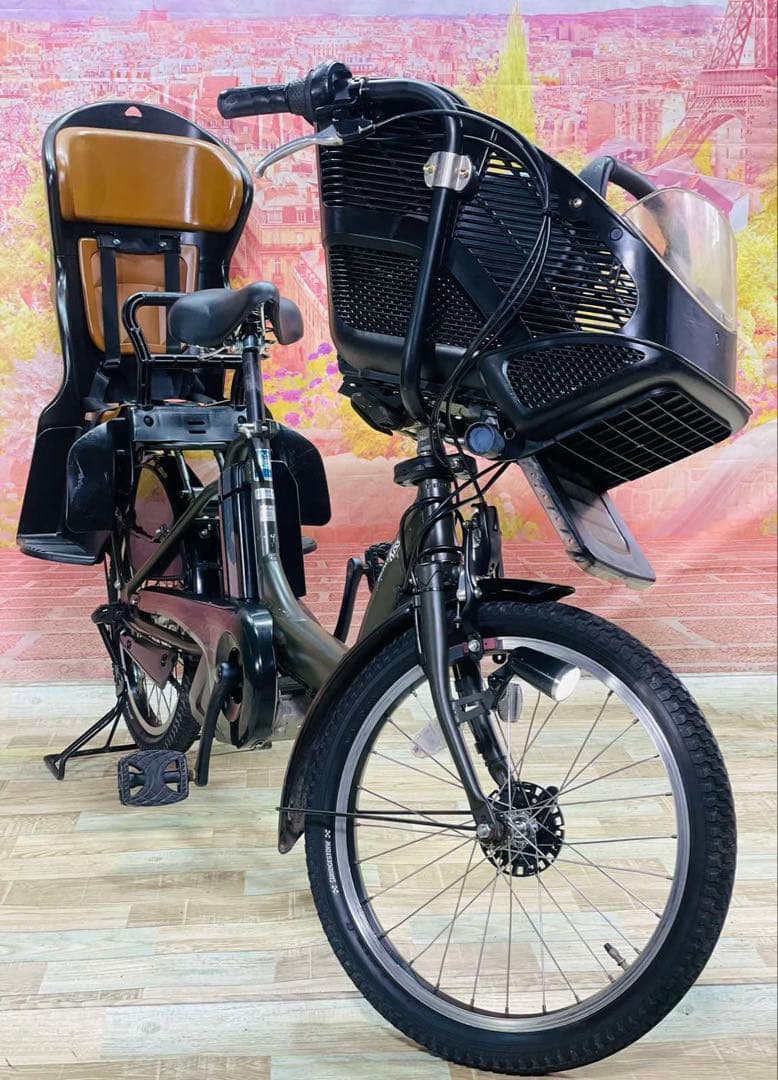 K3054 電動自転車ヤマハ パスキス 子供乗せ20インチ 送料無料