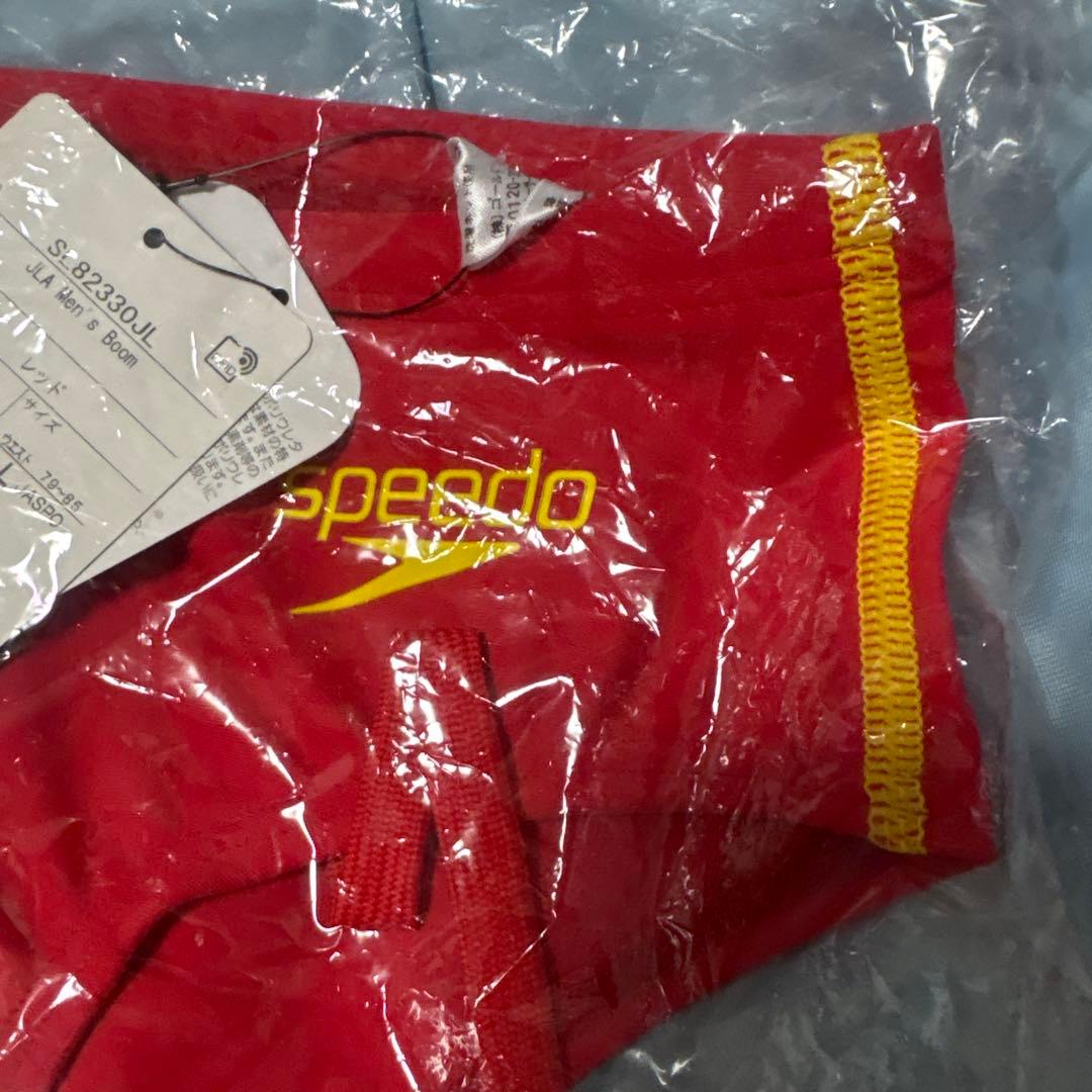 JLA メンズ 競泳水着 Lサイズ レッド