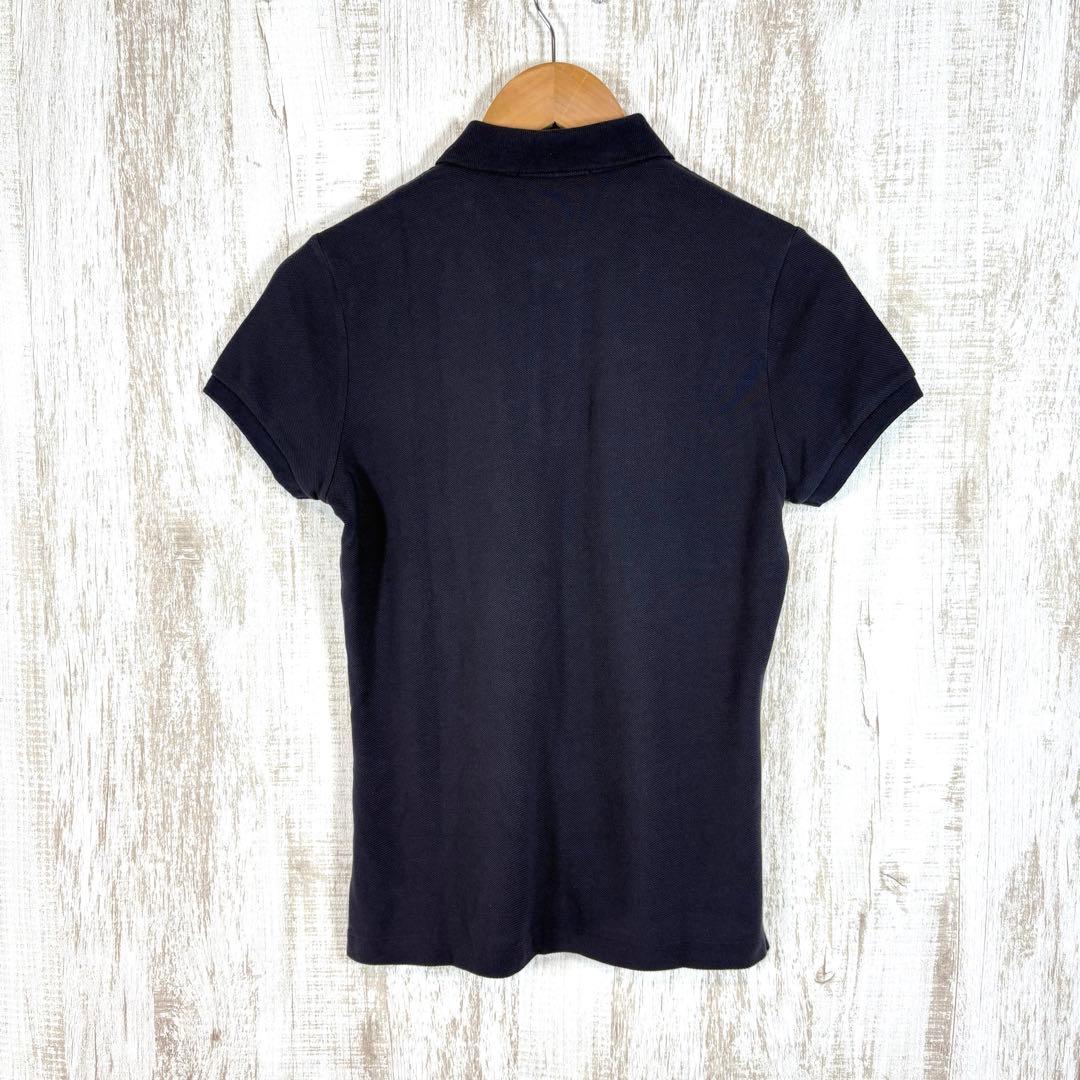 新品未使用 ラルフローレン ポニー ロゴ刺繍 鹿の子 半袖 ポロシャツ ネイビー