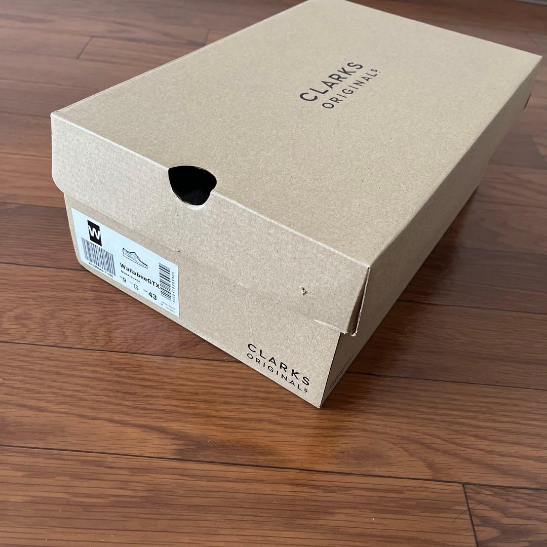 CLARKS ワラビー ブラックモカシン