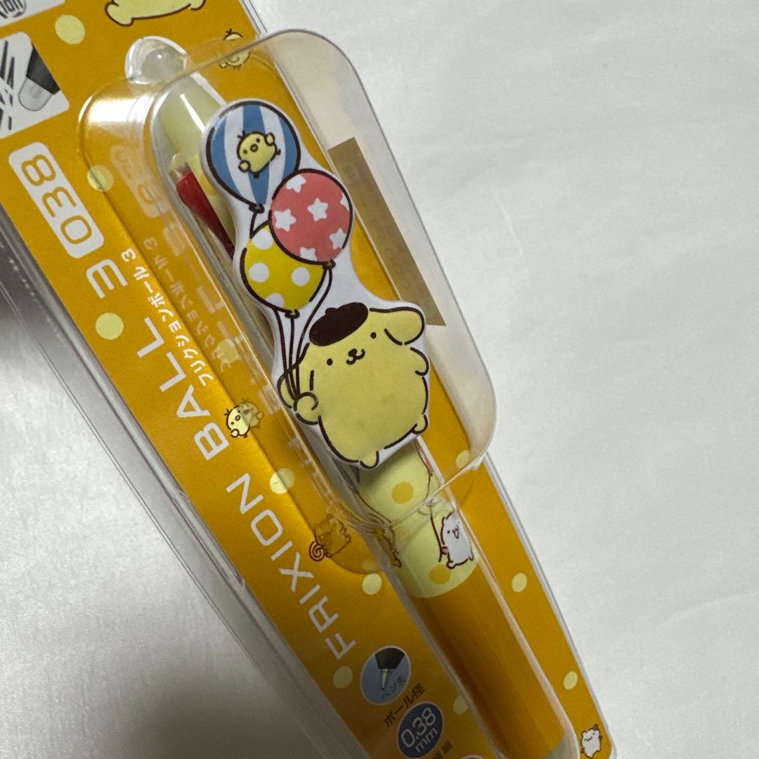 希少　サンリオ　ポムポムプリン　PILOT フリクション　ボールペン　3色