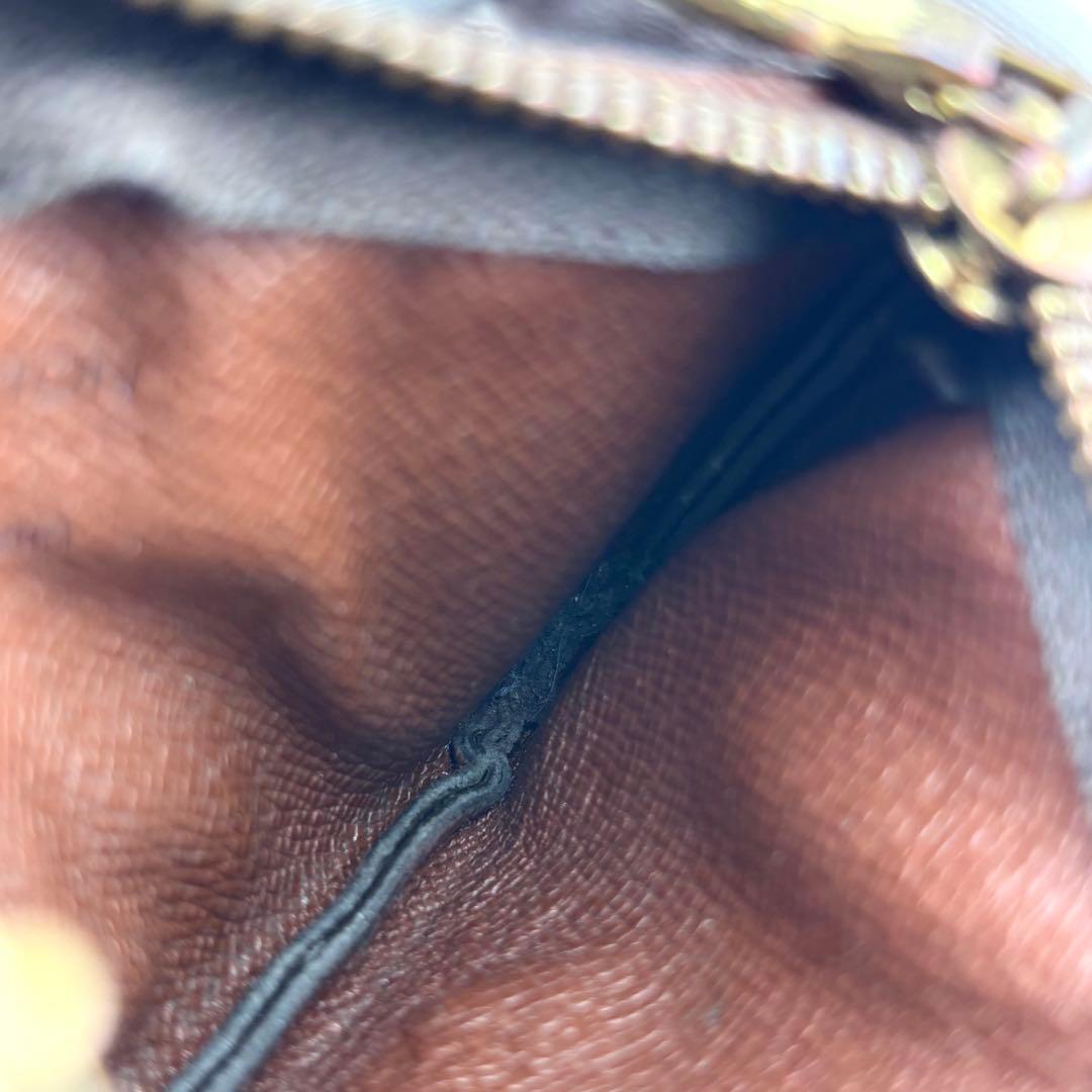 【良品】ルイヴィトン　モノグラム　ポシェット・クレ　ケース　ブラウン