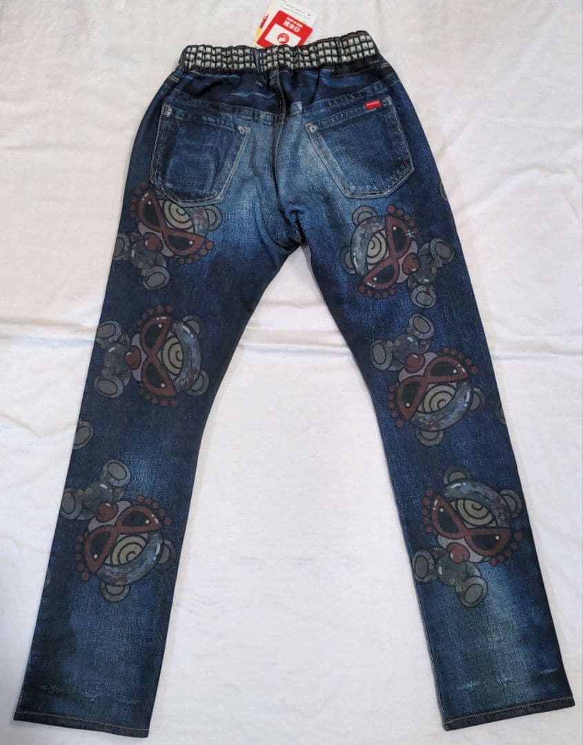 【新品】ヒステリックミニ　カモフラ　テディ　ライクアデニム　130cm　裏起毛