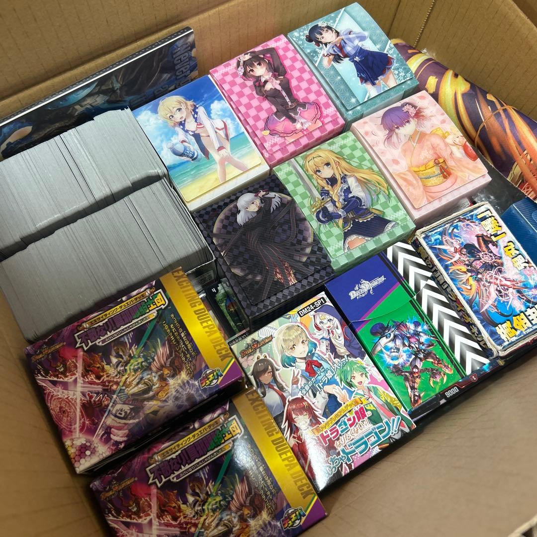 デュエマ まとめ売り 半引退品 デッキ7個＋約14000枚 総重量29.4kg②
