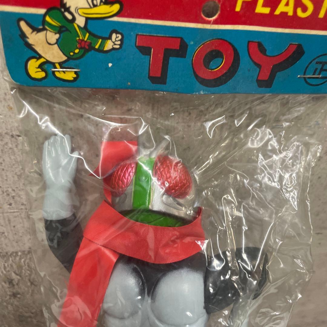 未開封品仮面ライダーソフビ無版権手踊り盆踊りパチ