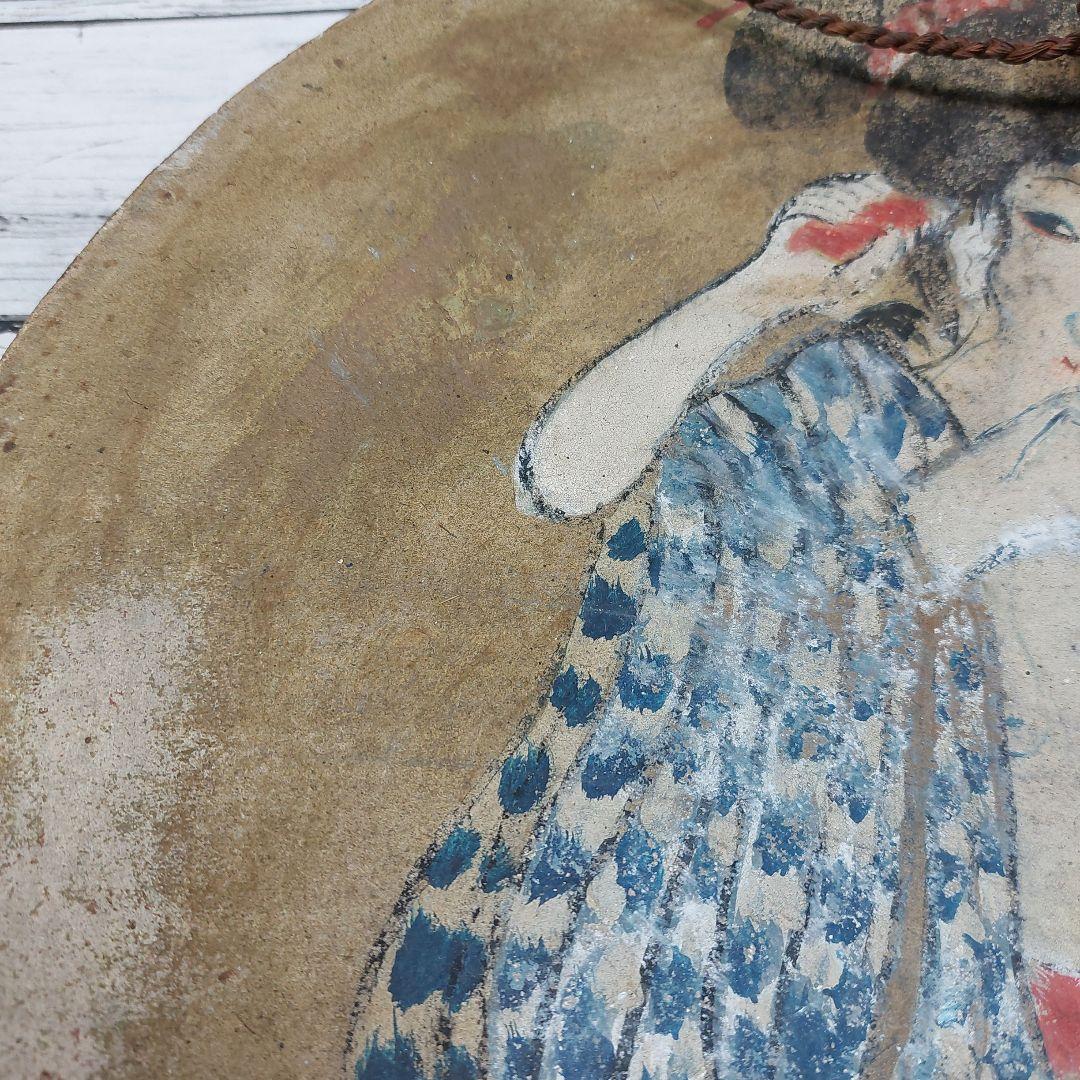 ★骨董品　鈴木春信飾り絵皿　大皿