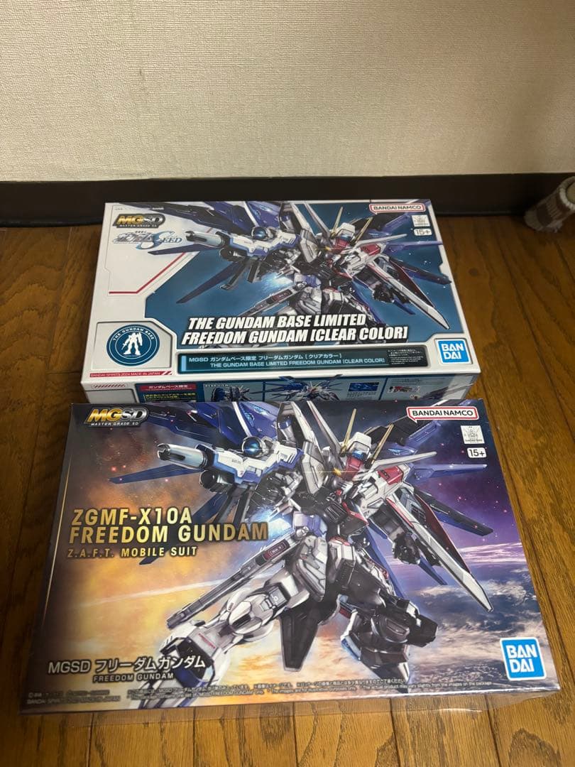 MGSD フリーダムガンダム+フリーダムガンダムクリアカラー2個セット