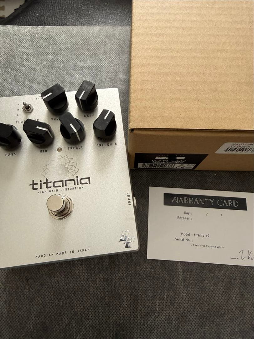 KarDiaN titania V2 ハイゲイン ディストーション