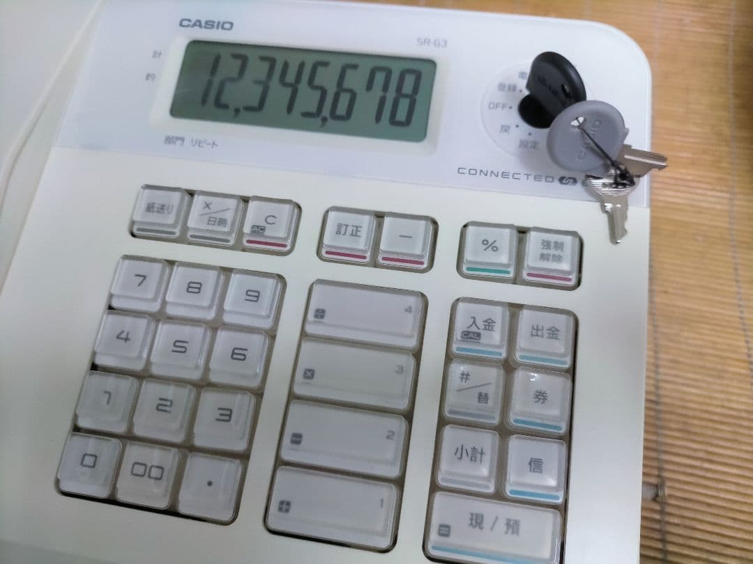 カシオレジスター　SR-G3　限定　スマホ連携売上管理　送料無料　951100