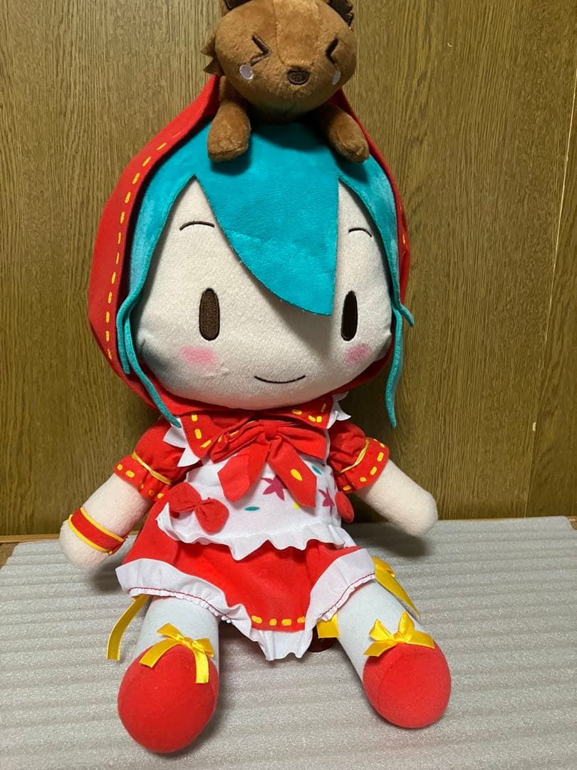 初音ミク Project DIVA ふわふわぬいぐるみ みくずきん LL