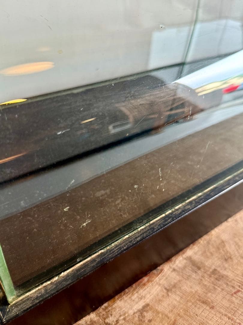 ラウンド ガラスショーケース ディスプレイケース ジュエリーケース ヴィンテージ