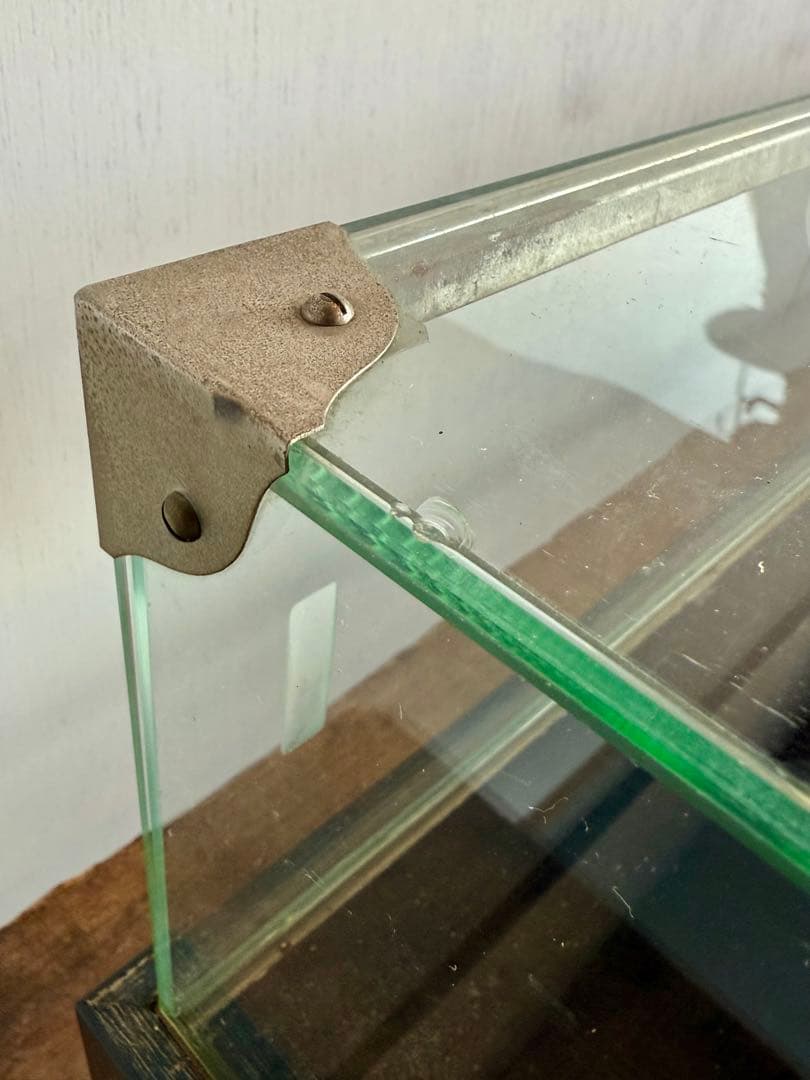 ラウンド ガラスショーケース ディスプレイケース ジュエリーケース ヴィンテージ