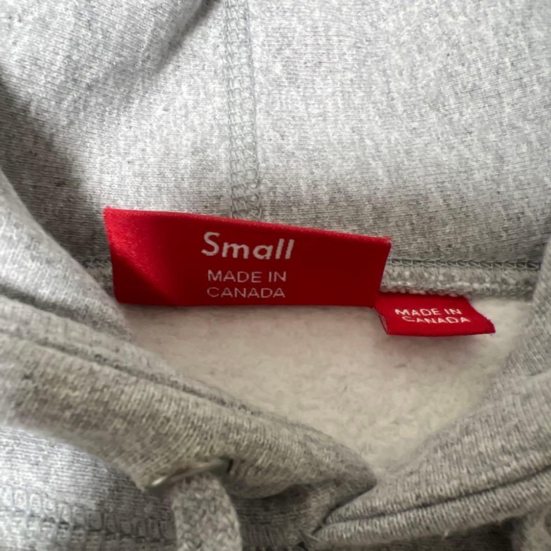 Supreme グレー パーカー Small