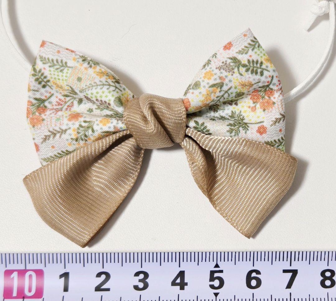 背景布+秋色花柄トリミングチョーカー　リボン　ペット撮影用フォトブース　業務用