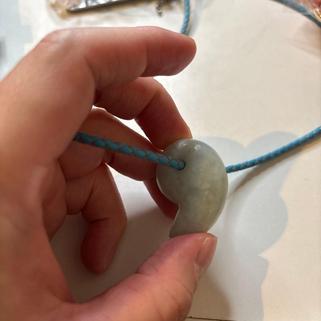 翡翠たんのネックレスたん！守ってくれそう！