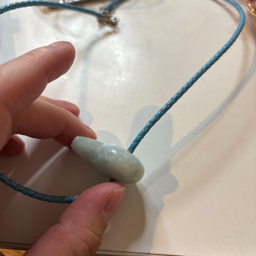 翡翠たんのネックレスたん！守ってくれそう！