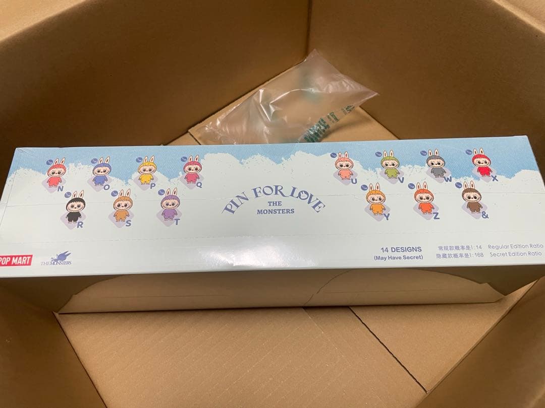正規品 ポップマート ラブブ V4 PIN FOR LOVE アソート(N〜Z)