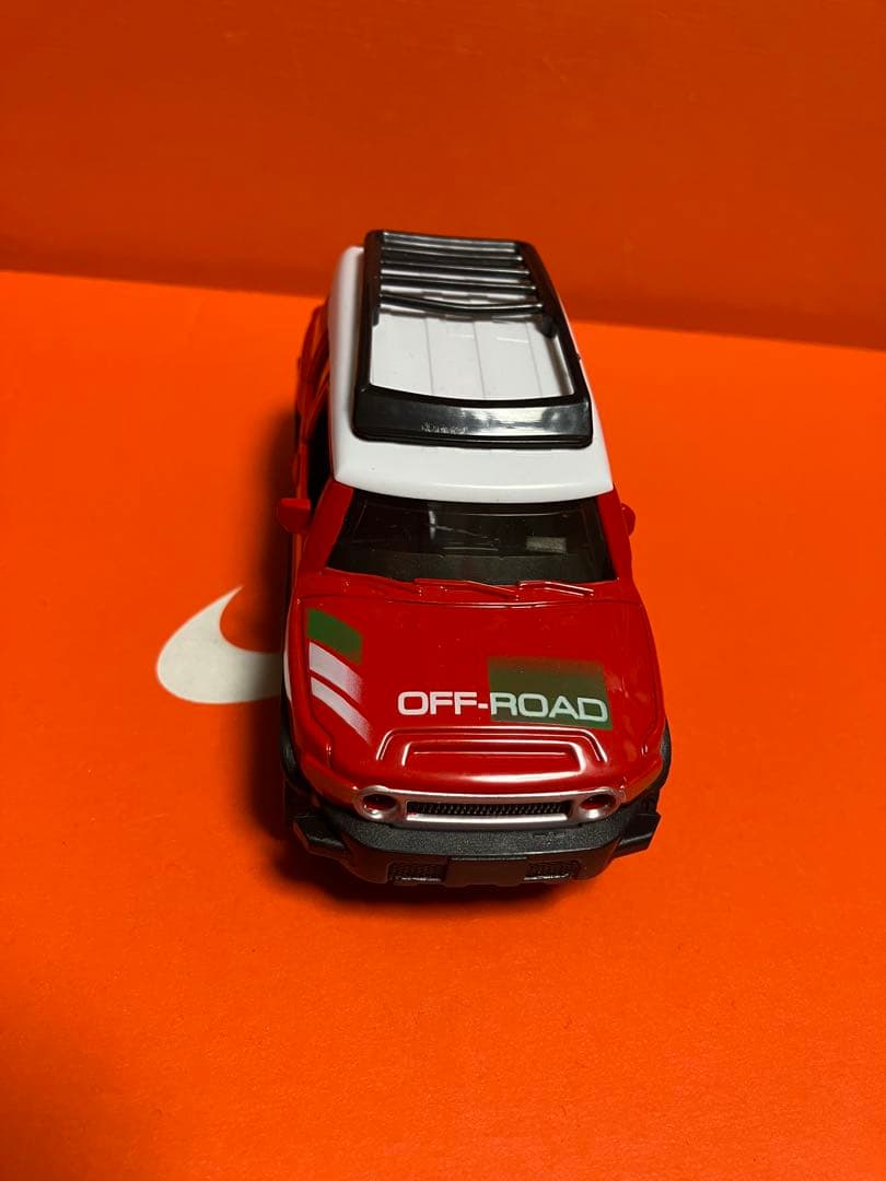 4台セット fjクルーザー cruiser SUV ミニカー ルーフラック付き