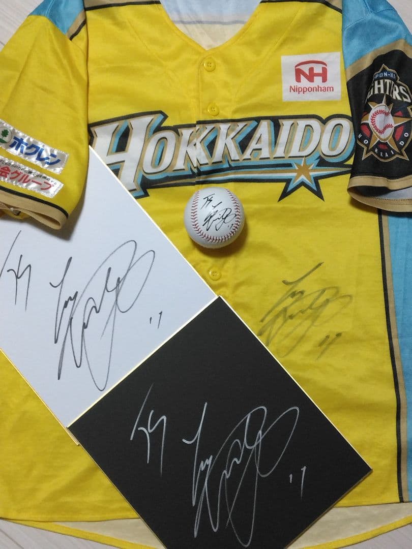 貴重　大谷翔平選手　直筆サインユニフォーム　直筆サインボール　直筆サイン色紙