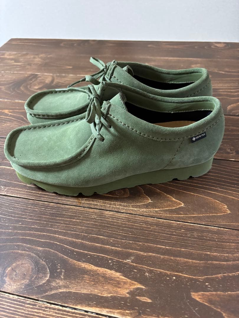 美品　Clarks Wallabee GTX Loden Green UK7.5