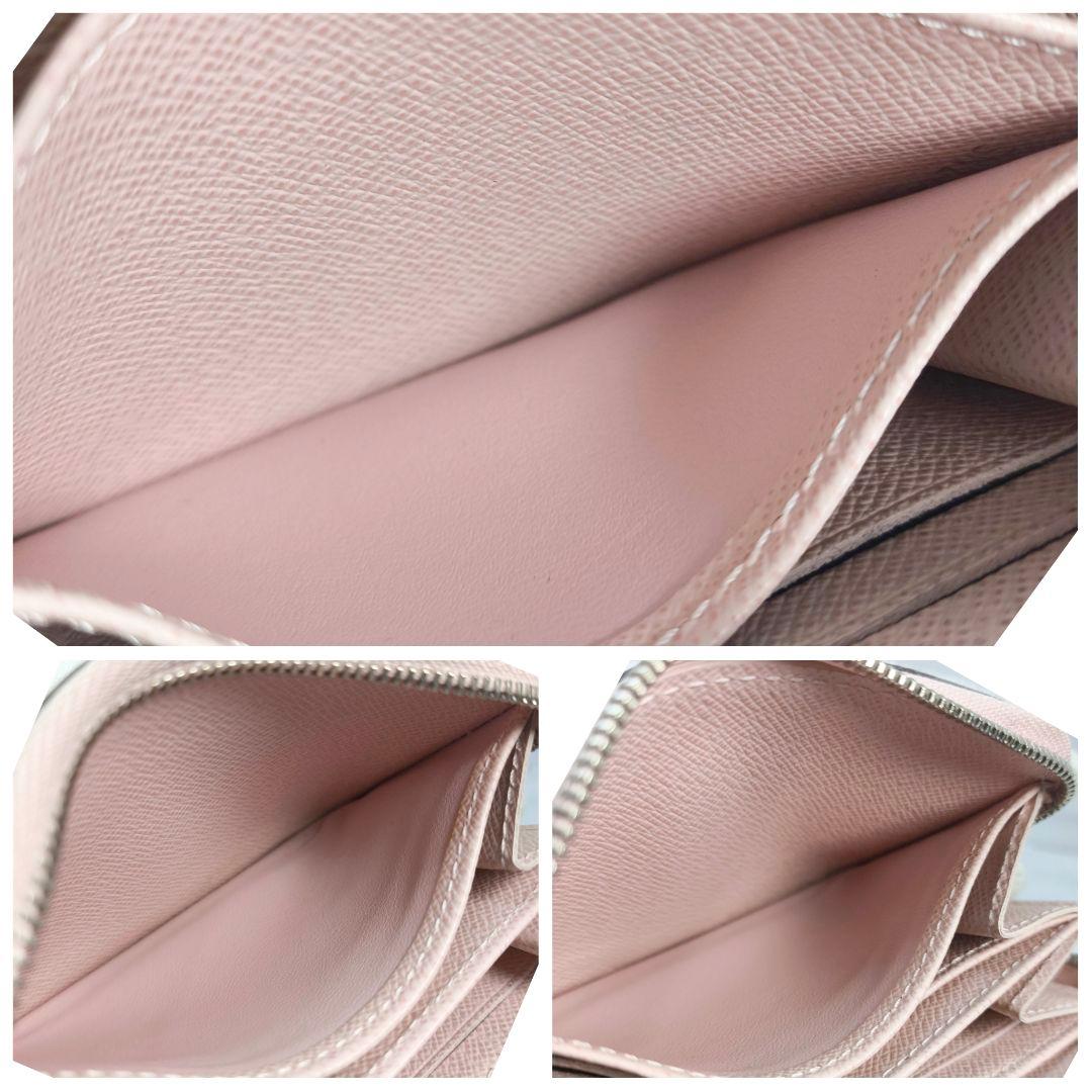 美品 ルイヴィトン エピ ジッピーパース ローズバレリーヌ ピンク