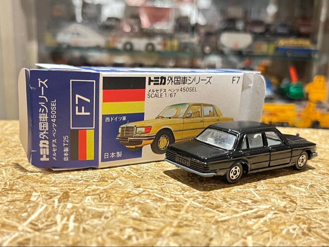 トミカ 日本製 青箱 F7-1 メルセデスベンツ 450SEL 高島屋特注