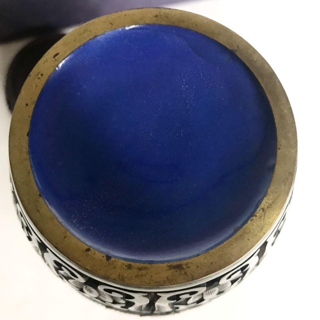 中国　黒堆朱　花瓶　雲龍文　骨董品