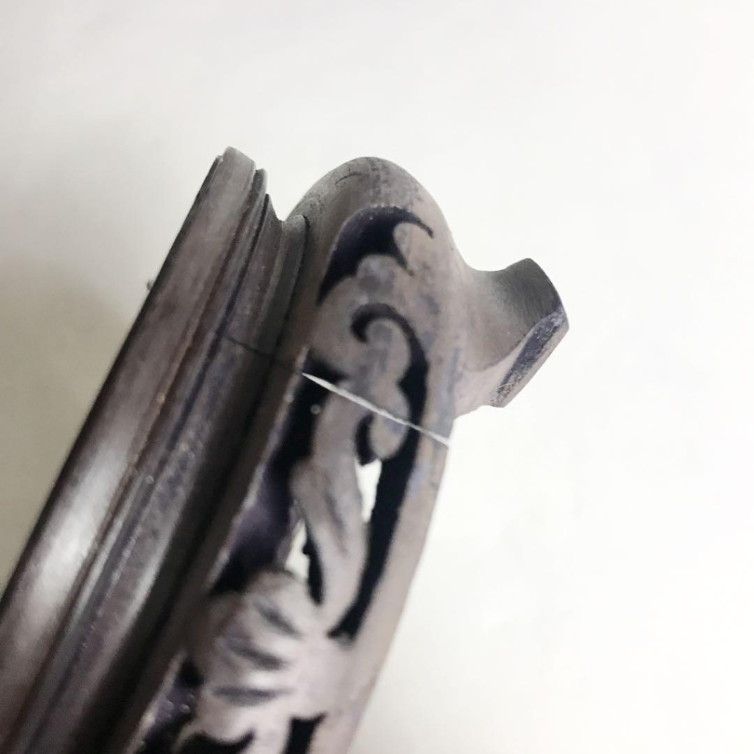 中国　黒堆朱　花瓶　雲龍文　骨董品