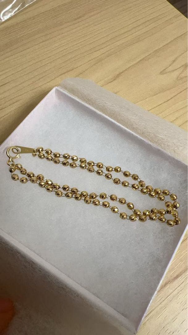 18k プレスレット