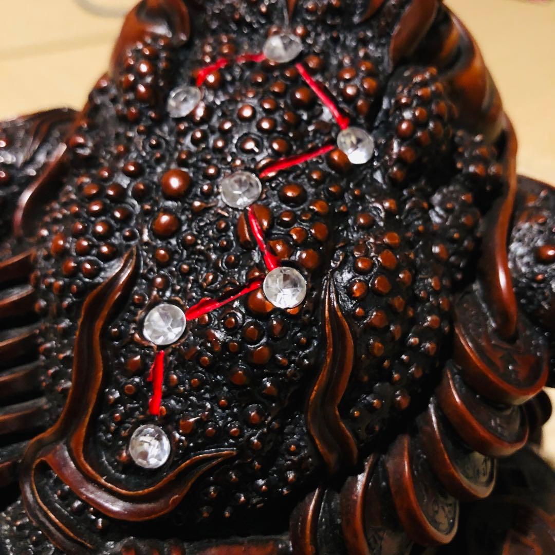 【R R R】三脚蟾蜍 銭蛙 風水 置き物 商売繁盛金運アップ 縁起 幸運